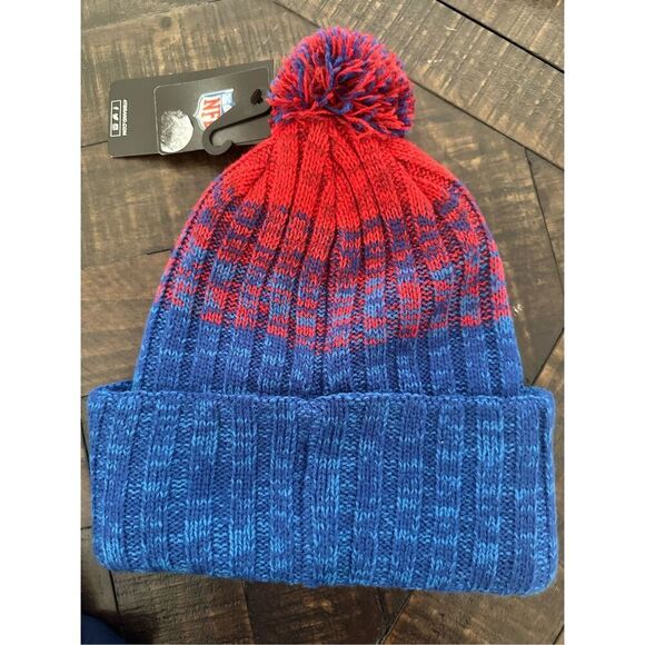 New England Patriots NFL Red and Blue 47 Brand Beanie - Picture 2 of 2